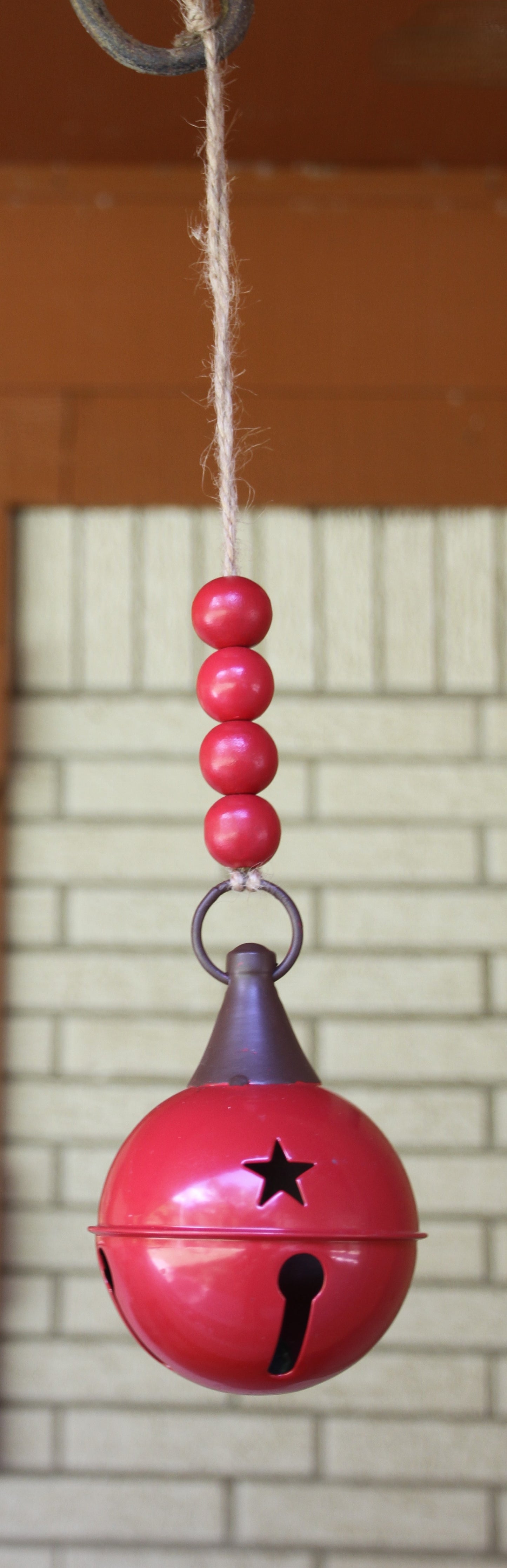 1-RED BELL,These Bells DO JINGLE, Christmas Decorations,All Occasion Gifts,Porch Decor,
