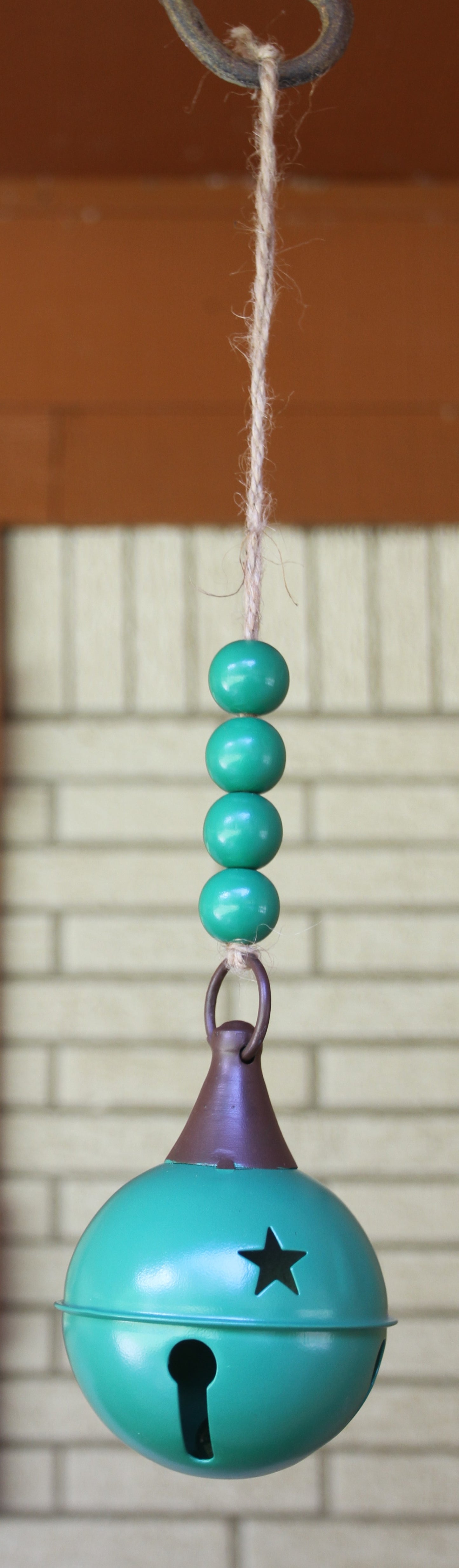 1-GREEN BELL,These Bells DO JINGLE, Christmas Decorations,All Occasion Gifts,Porch Decor, GSFR