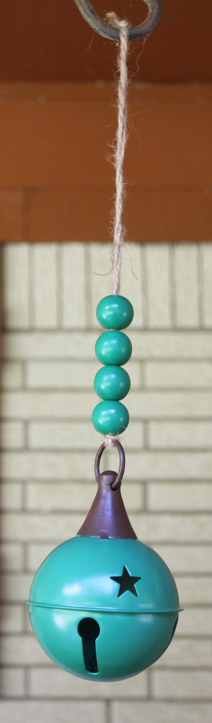 1-GREEN BELL,These Bells DO JINGLE, Christmas Decorations,All Occasion Gifts,Porch Decor, GSFR