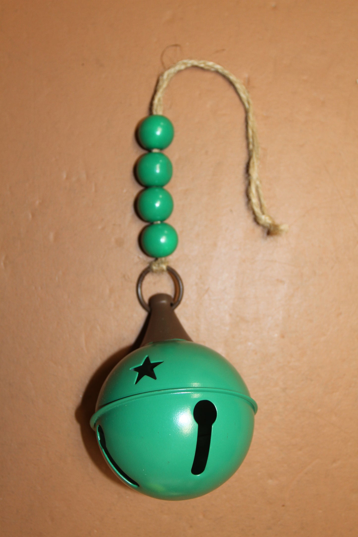 1-GREEN BELL,These Bells DO JINGLE, Christmas Decorations,All Occasion Gifts,Porch Decor, GSFR