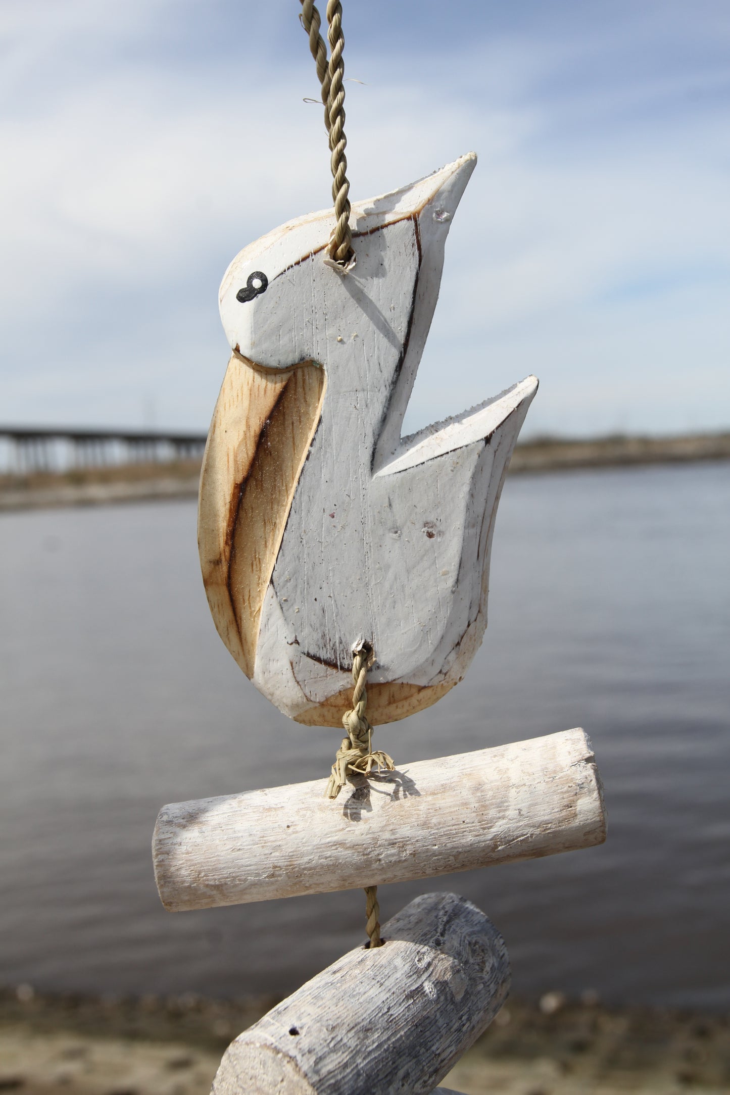 PELICAN HANGING MOBILE, Rustic Coastal and Beach Living Decor,  Pelicans, Christmas Gift,G-103