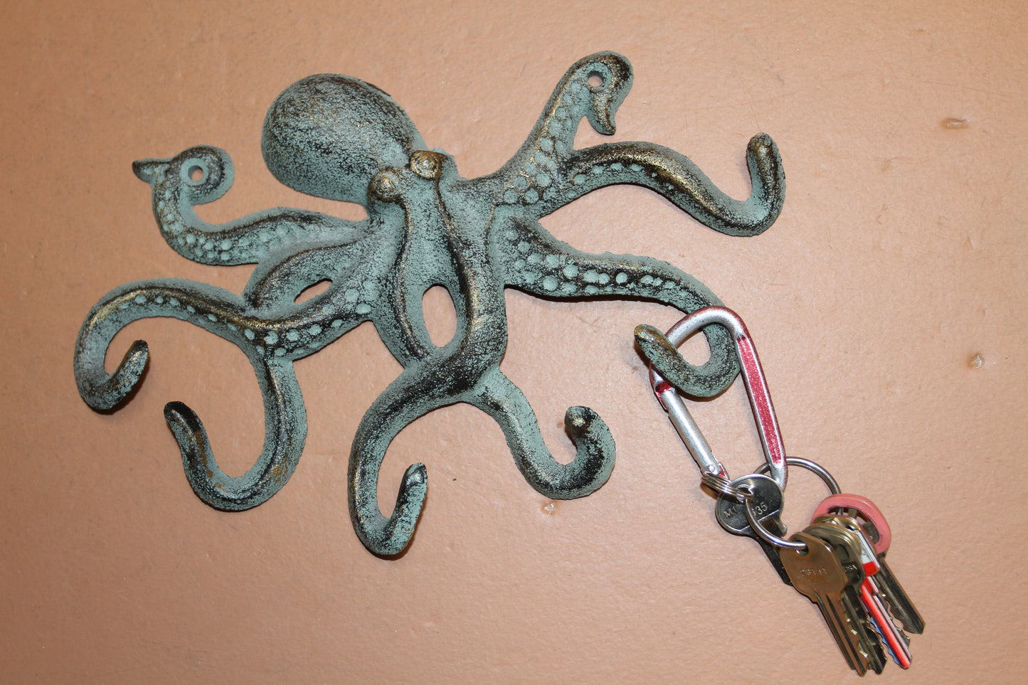 OCTOPUS COLLECTION, Phone Stand and Wall Hooks, Beach Decor, Mothers Day Gift, BL-45B, N-35,46