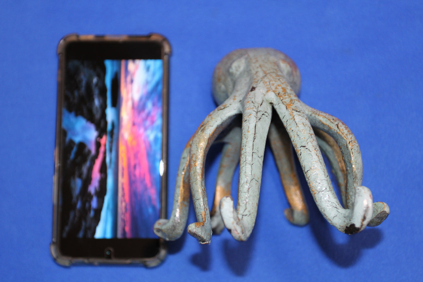 OCTOPUS COLLECTION, Phone Stand and Wall Hooks, Beach Decor, Mothers Day Gift, BL-45B, N-35,46