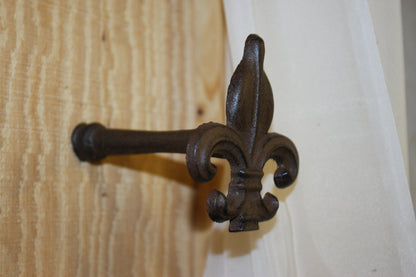 2-French Country FLEUR DE LIS New Orleans Style Curtain Tie Backs,Drape Hold Backs,Gifts,F015