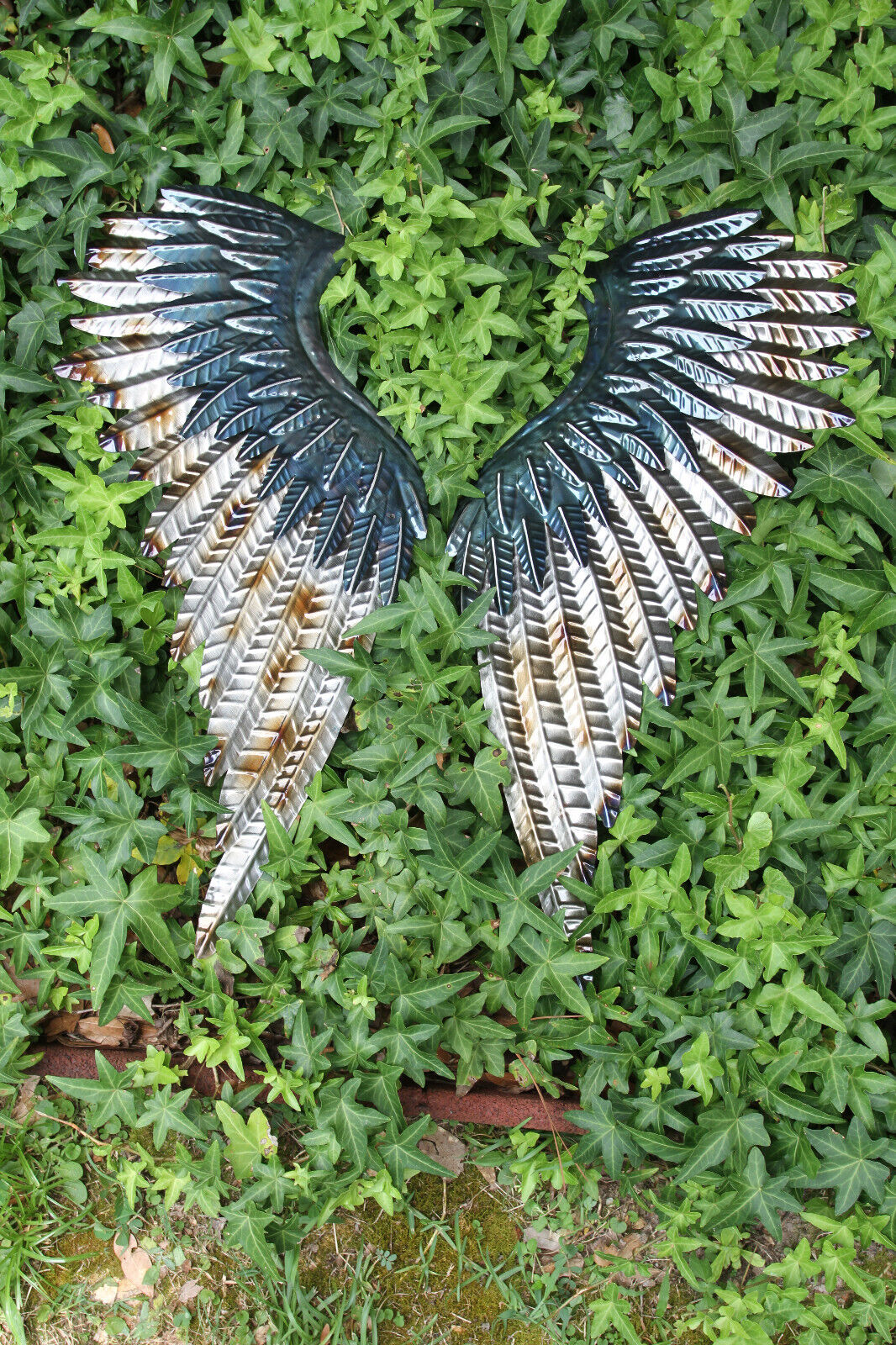 ANGEL WINGS, Large Metal Angel Wings Pair,Metal Wall Art, Display with Crosses, Mothers Day Gift, Photo Props, Craft Supply