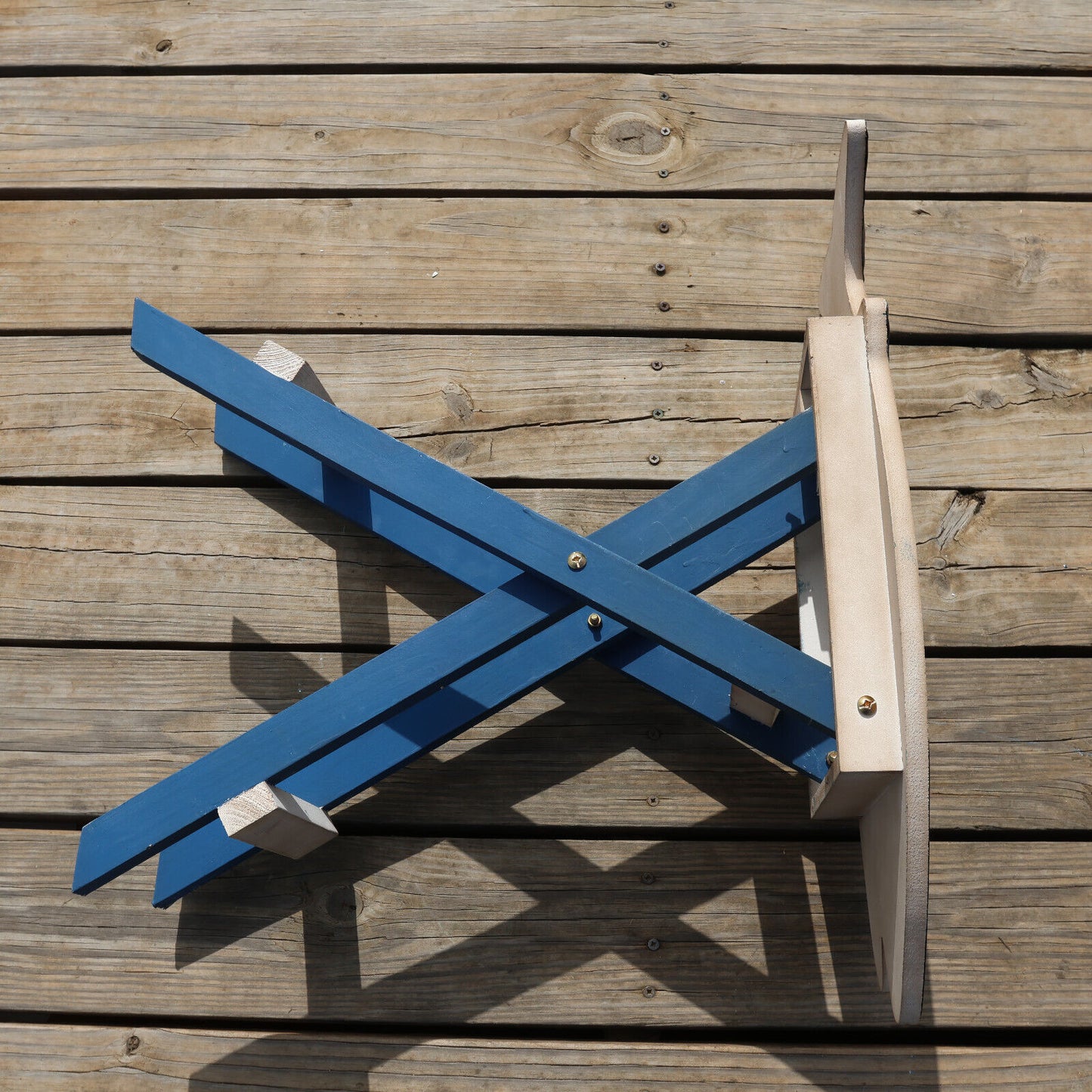 TABLE, Folding Wood Table, Fish Shape, Side Table, Patio Decor, Coastal Home Decor,