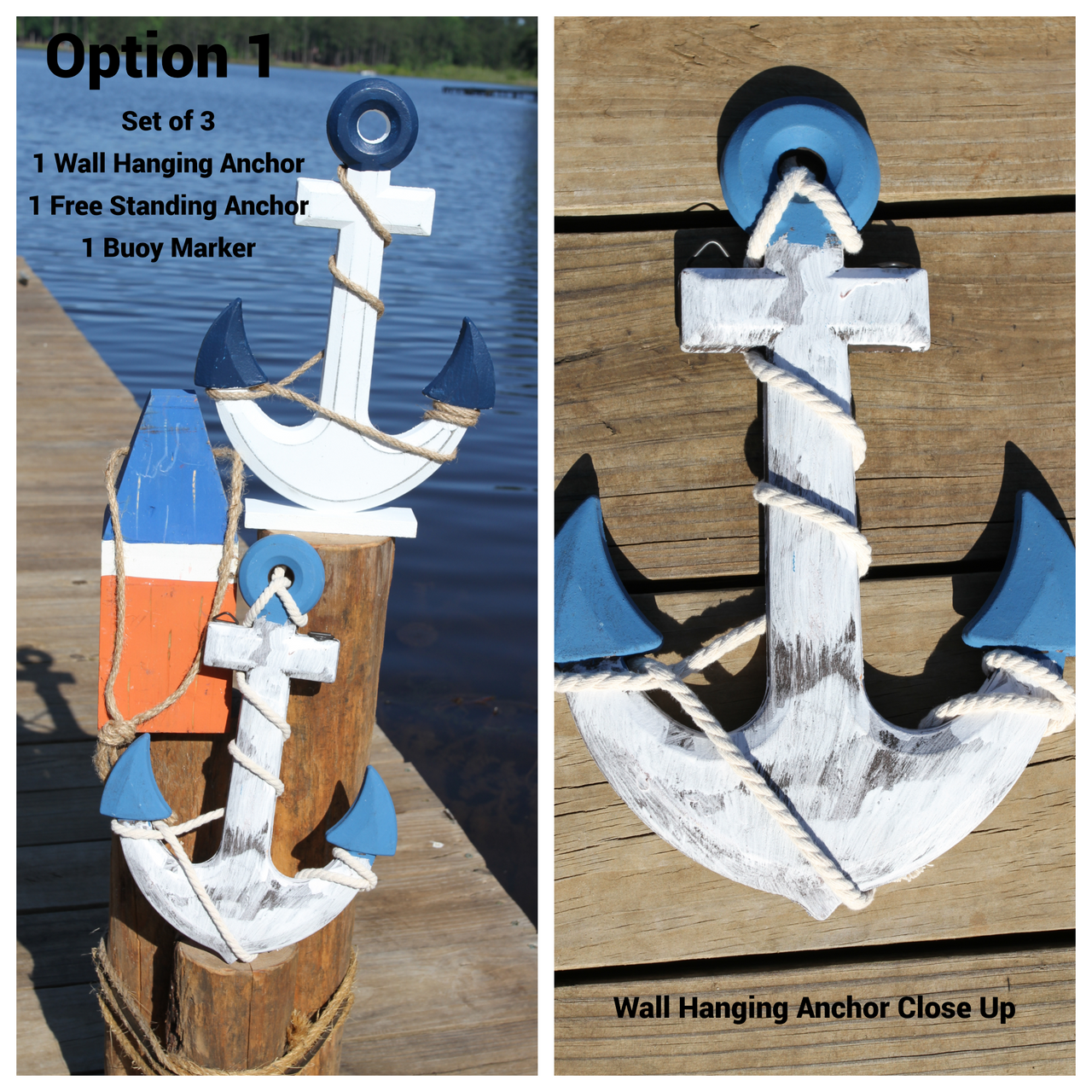 3 pc. set - Harbor Basics Collections.  Choose from 5 different sets to match your coastal living space.  Ships Free! BD-003(1-5)