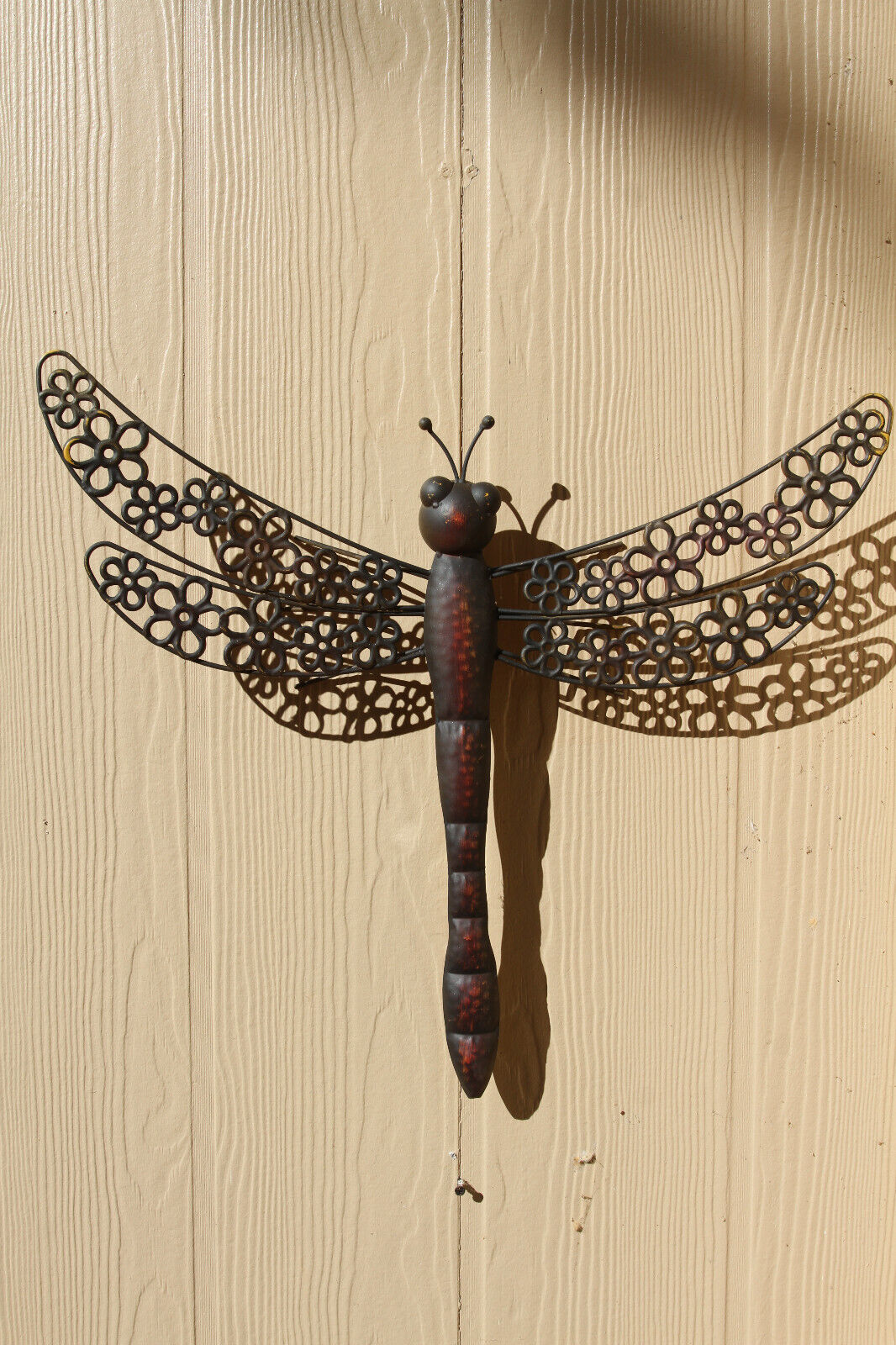 Giant Dragonfly Wall Hanging- Yard Art- Country- Farmhouse- Home And Garden Decor- Christmas- Housewarming Gift Idea- Dragonfly Decor