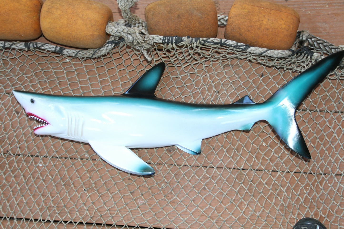 1- 28" MONSTER GREAT WHITE SHARK WALL MOUNT REPLICA,All Occasion Gifts,Outdoor Kitchen Wall Decor,