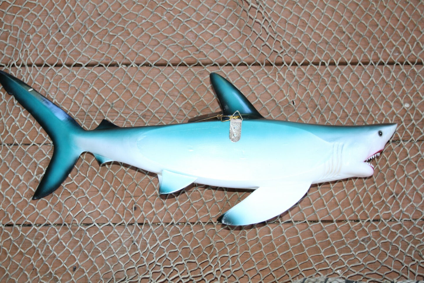 1-MEGA REALISTIC 28" GREAT WHITE SHARK,Seafood Reasaurant Decor, All Occasion Gifts,Coastal Home Decor, SH-01
