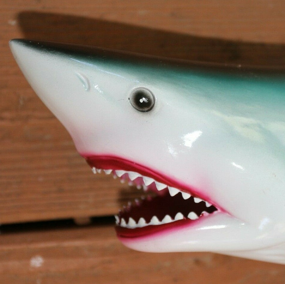 1- 28" MONSTER GREAT WHITE SHARK WALL MOUNT REPLICA,All Occasion Gifts,Outdoor Kitchen Wall Decor,