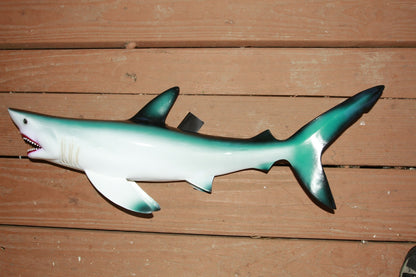 1- 28" MONSTER GREAT WHITE SHARK WALL MOUNT REPLICA,All Occasion Gifts,Outdoor Kitchen Wall Decor,