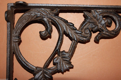 Elegant Scroll Design Shelf Brackets, corbels, shelf braces,custom book cases,open kitchen shelving B-37