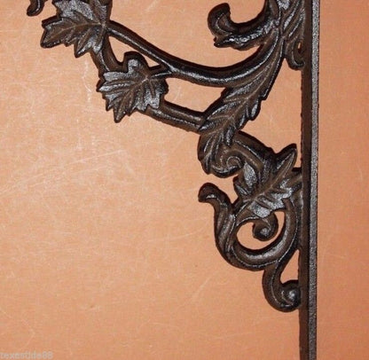 Elegant Scroll Design Shelf Brackets, corbels, shelf braces,custom book cases,open kitchen shelving B-37