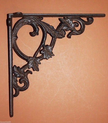 Elegant Scroll Design Shelf Brackets, corbels, shelf braces,custom book cases,open kitchen shelving B-37