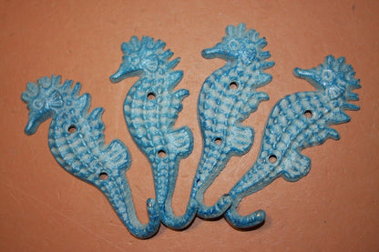 WALL HOOKS, Coastal Living Seahorse Wall Hook, Cast Iron 5 3/4 inches, Free Ship N-02