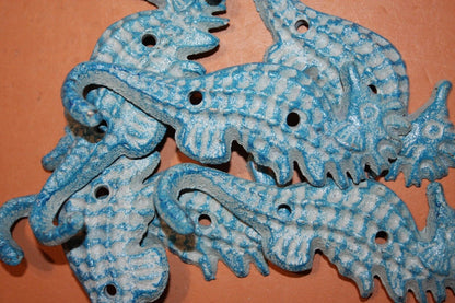WALL HOOKS, Coastal Living Seahorse Wall Hook, Cast Iron 5 3/4 inches, Free Ship N-02