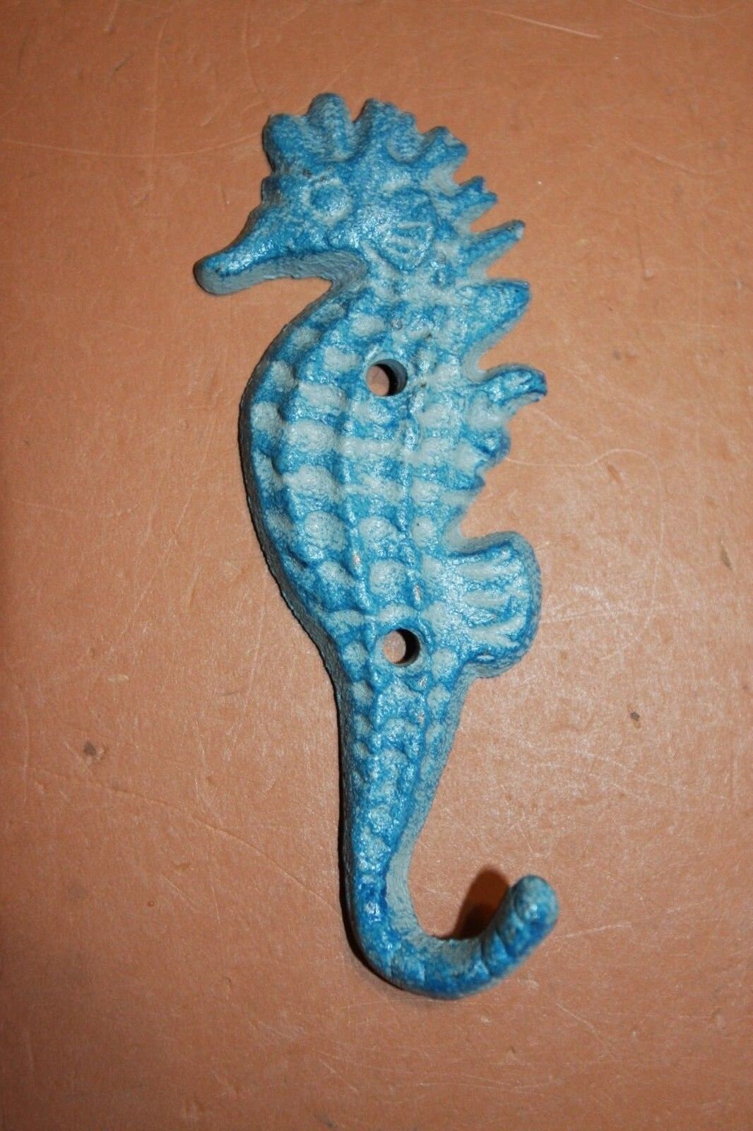WALL HOOKS, Coastal Living Seahorse Wall Hook, Cast Iron 5 3/4 inches, Free Ship N-02