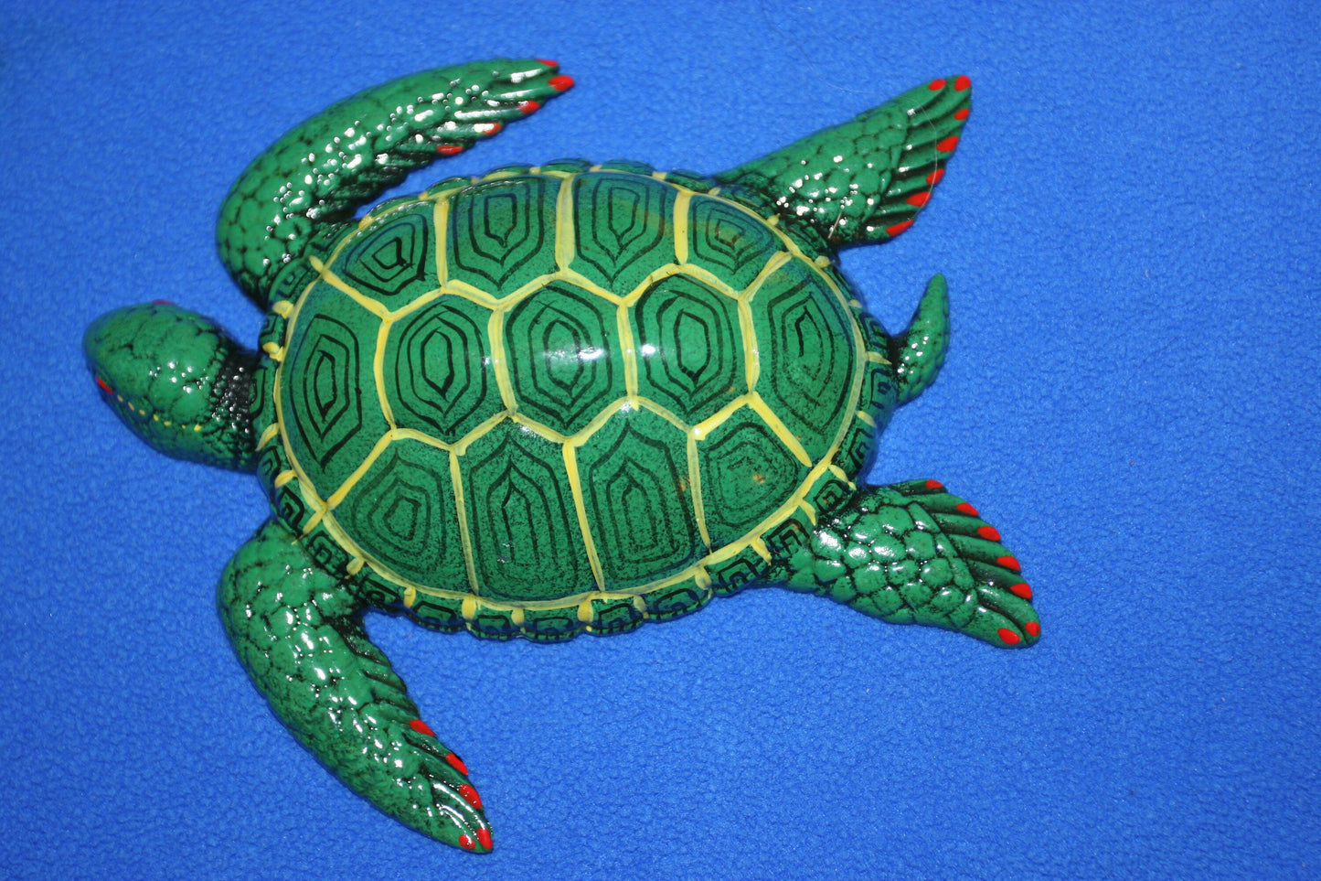 4 pc) 6" Sea Turtles ,replica sea life,beach decor,sea life,wall hanging,FREE SHIP.
