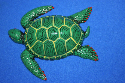 4 pc) 6" Sea Turtles ,replica sea life,beach decor,sea life,wall hanging,FREE SHIP.