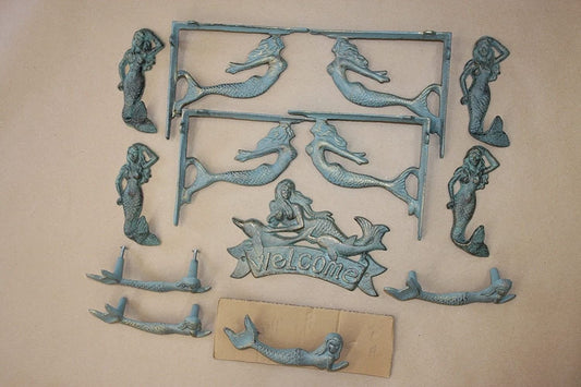 13pc Mermaid Girls Room Collection, Mermaid Decor, Free Ship