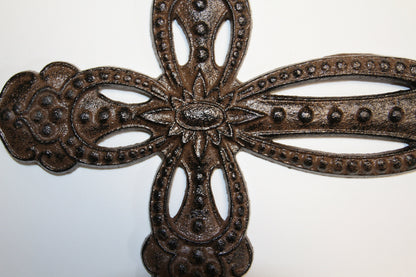 Large Collectible wall hanging cross,religion and spirituality,church decor,craft supply  C-6