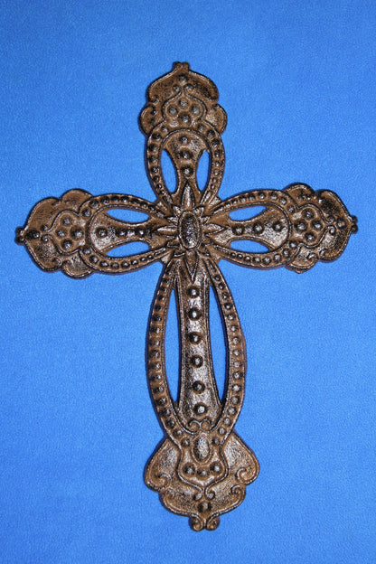 Large Collectible wall hanging cross,religion and spirituality,church decor,craft supply  C-6
