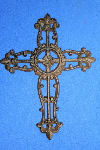 LARGE WALL HANGING CROSS,religion and spirituality,religious gifts,church decor,collectibles, C-5