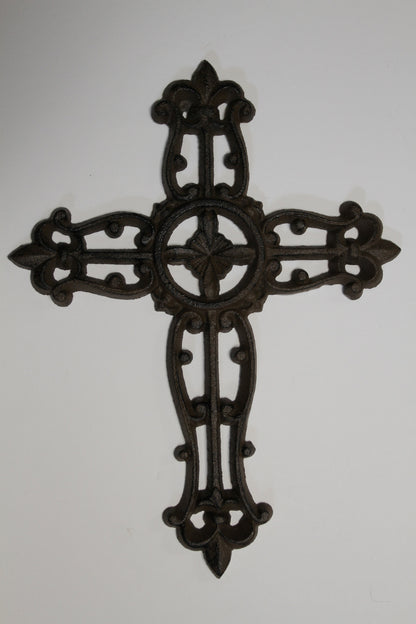 LARGE WALL HANGING CROSS,religion and spirituality,religious gifts,church decor,collectibles, C-5