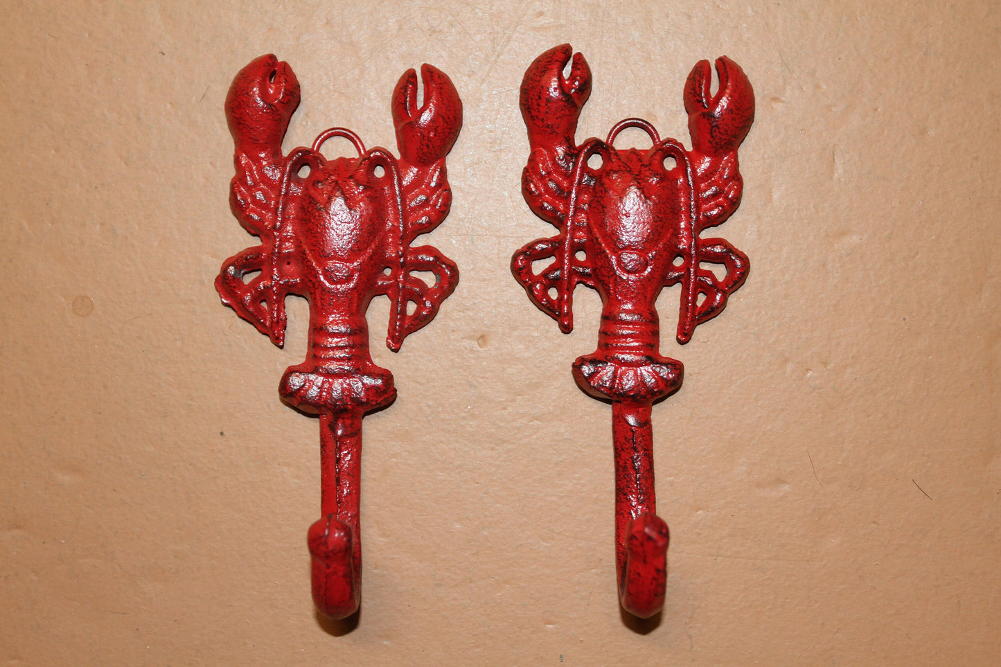 WALL HOOKS, LOBSTER, Hanging Storage, Coastal Decor, Beach Decor, Seafood Decor, Kitchen Wall Hook, Christmas Gift, Bath Decor N-07