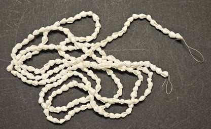 1 - Natural NASSA Seashell Garland, Tan and Cream, Matte Finish, 6 ft, for Shell Crafts and Home Decor, HG-05
