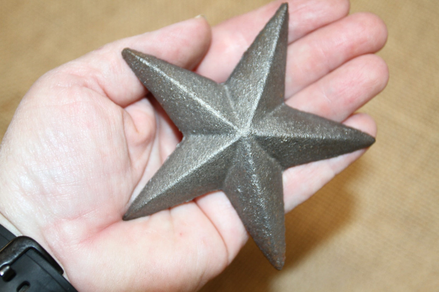 2-HUGE Star Nails,Wood Craft,Clavos,Raw,Gate Accents,Gifts,Western Decor, SN-3.5