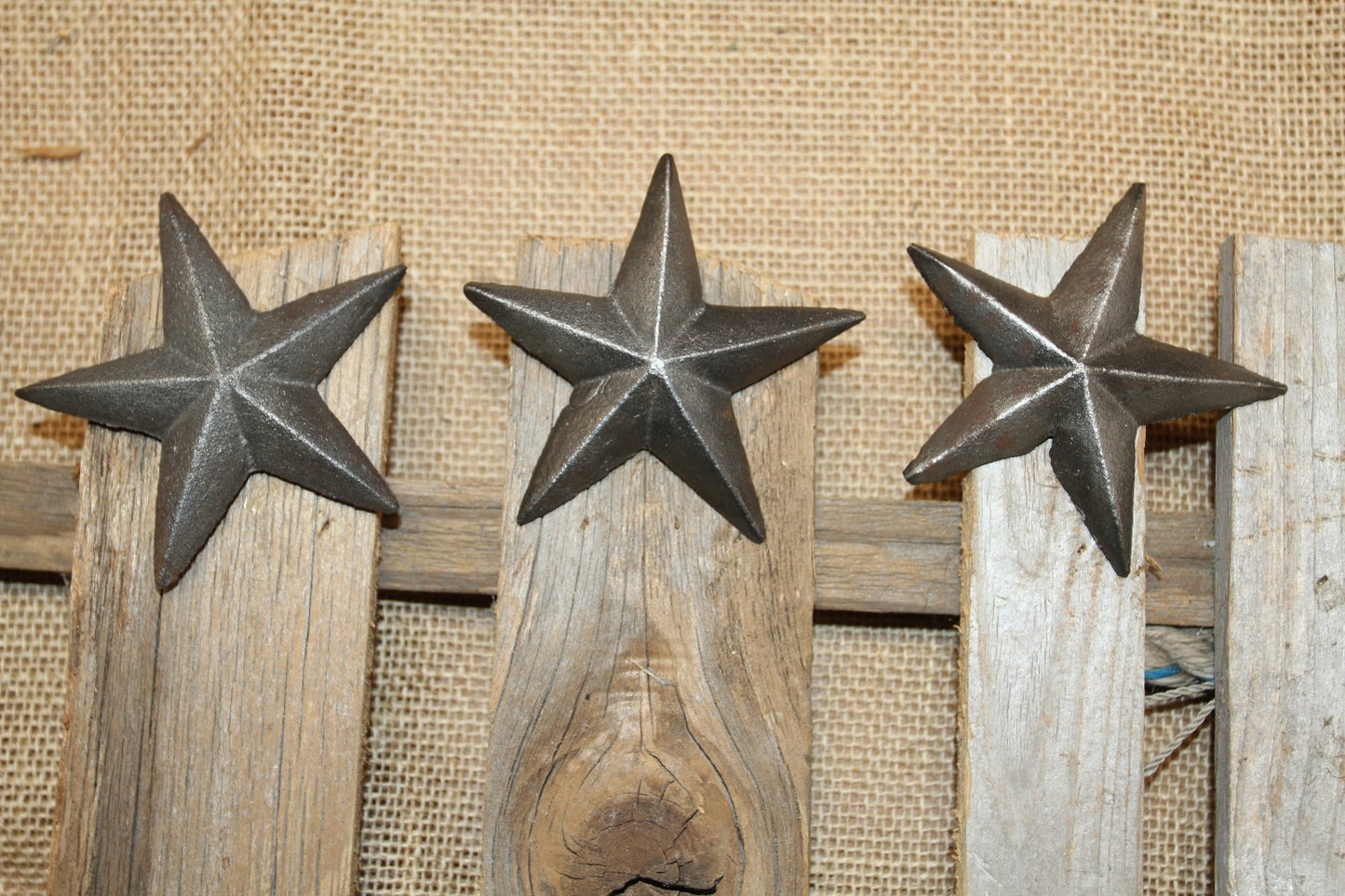 2-HUGE Star Nails,Wood Craft,Clavos,Raw,Gate Accents,Gifts,Western Decor, SN-3.5