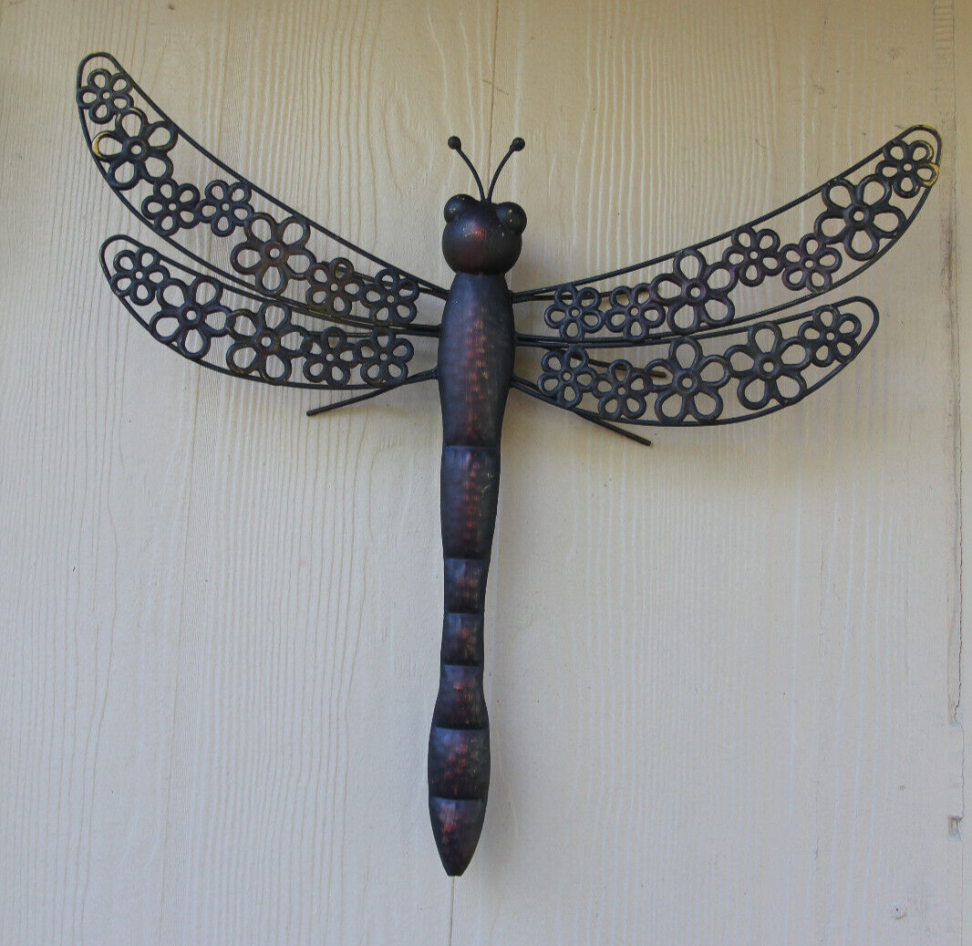 Giant Dragonfly Wall Hanging- Yard Art- Country- Farmhouse- Home And Garden Decor- Christmas- Housewarming Gift Idea- Dragonfly Decor