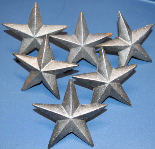 2-HUGE Star Nails,Wood Craft,Clavos,Raw,Gate Accents,Gifts,Western Decor, SN-3.5